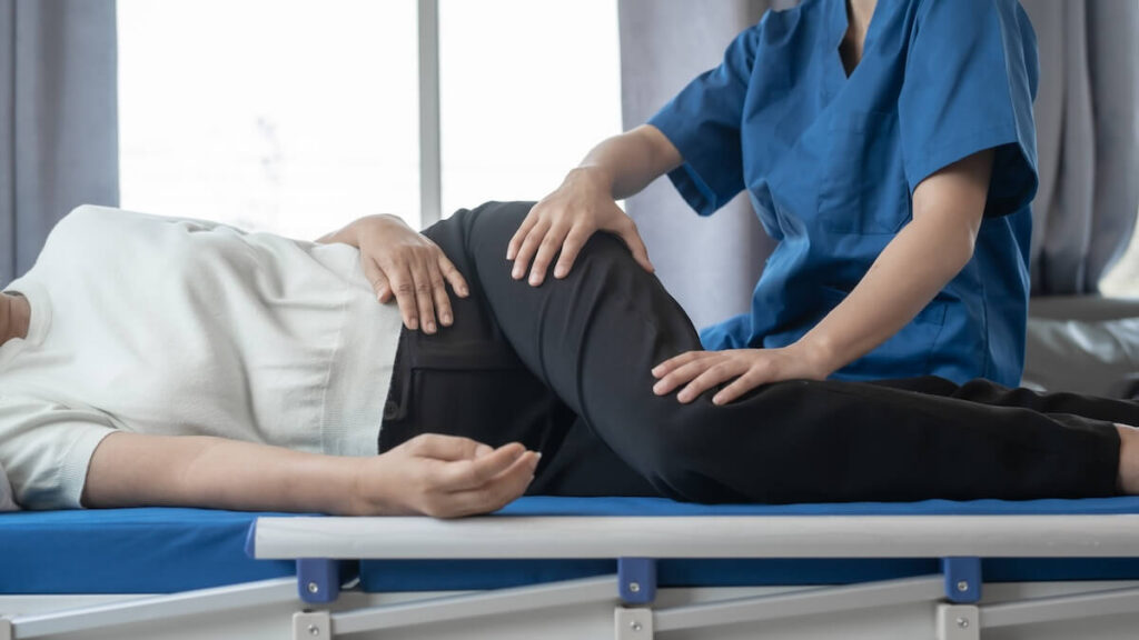 physical therapy to improve mobility, reduce stiffness, and aid recovery after injury or surgery.