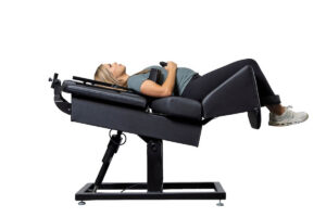 Back on Track chair used for spinal decompression.